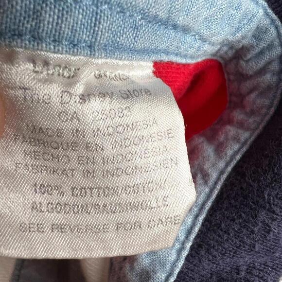 Vintage Disney Store Colorblock Polo Shirt Men’s L White Multicolor Mickey Motor - Picture 5 of 7